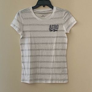 Aeropostale Striped Short Sleeve Tee